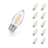 Crompton Candle LED Light Bulb Dimmable E27 5W (40W Eqv) Warm White 10-Pack Clear -Home Lighting Store m 5444 48975.1578928268 89995.1603455238