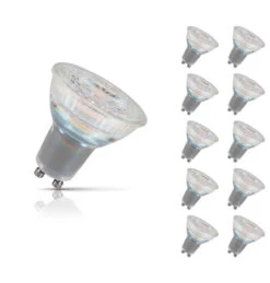 Cromptons LED Dim To Warm GU10 Bulbs 5.5W (10 Pack) Warm White (50W Eqv)