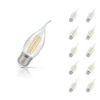Crompton Candle LED Light Bulb Bent Tip E27 5W (40W Eqv) Warm White 10-Pack -Home Lighting Store m bent tip candle 28159.1578928268 33883.1603455691
