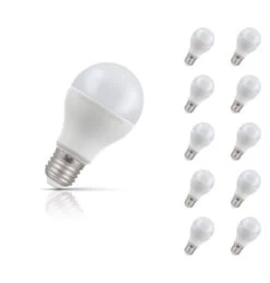 Crompton GLS LED Light Bulb E27 15W (100W Eqv) Warm White 10-Pack Opal
