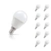 Crompton Golfball LED Light Bulb E14 4.9W (40W Eqv) Warm White 10-Pack Opal 2 Crompton Golfball LED Light Bulb E14 4.9W (40W Eqv) Warm White 10-Pack Opal -Home Lighting Store m led round thermal plastic 5.5w 2700k ses e14 17272.1578928268 13385.1692026969