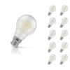 Crompton GLS LED Light Bulb Dimmable B22 7W (60W Eqv) Warm White 10-Pack -Home Lighting Store m led filament pearl gls dimmable bc 32d 1 63499.1578928268 49292.1603455110