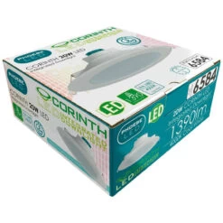 Phoebe LED Downlight 20W Cool White Corinth 100° Diffused White -Home Lighting Store phoebe led downlight 20w corinth cool white 100 diffused white 5248 5055579306584 19057.1578928268 49219.1654595672