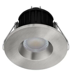 Phoebe LED Downlight Fire Rated 8.5W (50W Eqv) Tri-Colour CCT White And Brushed Nickel IP65 5-Pack -Home Lighting Store phoebe led fire rated downlight 8.5w dim firesafe tri colour cct 60 white and brushed nickel ip65 6074 5055579312639 18688.1578928268 03772.1650470699.1280.1280 50277.1683805851