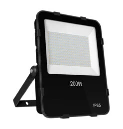 Phoebe LED Floodlight 200W Cool White Atlas 110° Black Powder Coat