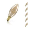 Crompton Candle LED Light Bulb E14 3W (15W Eqv) Warm White 5-Pack Vintage -Home Lighting Store sl10642 5 41786.1679654318
