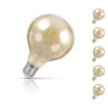 Crompton Globe LED Light Bulb G95 E27 5W (40W Eqv) Warm White 5-Pack Vintage -Home Lighting Store sl4920 5 54712.1620726384