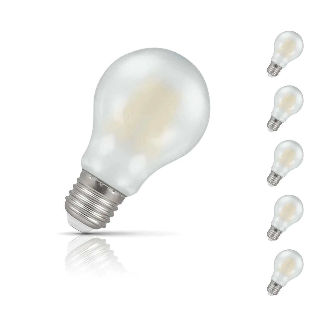 Crompton GLS LED Light Bulb Dimmable E27 7.5W (60W Eqv) Warm White 5-Pack Pearl 3 Crompton GLS LED Light Bulb Dimmable E27 7.5W (60W Eqv) Warm White 5-Pack Pearl