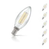 Crompton Candle LED Light Bulb Dimmable E14 5W (40W Eqv) Warm White 5-Pack Clear 1 Crompton Candle LED Light Bulb Dimmable E14 5W (40W Eqv) Warm White 5-Pack Clear -Home Lighting Store sl5445 5 15076.1620750227