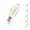 Crompton Candle LED Light Bulb Dimmable B15 5W (40W Eqv) Warm White 5-Pack Clear -Home Lighting Store sl5446 5 60978.1620750444