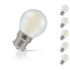 Crompton Golfball LED Light Bulb B22 5W (40W Eqv) Warm White 5-Pack Pearl -Home Lighting Store sl5455 5 34761.1620733277