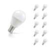 Crompton Golfball LED Light Bulb B15 5.5W (40W Eqv) Warm White 10-Pack Opal -Home Lighting Store sl5897 10 1 22932.1616605501