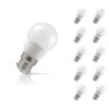 Crompton Golfball LED Light Bulb B22 5.5W (40W Eqv) Cool White 10-Pack Opal -Home Lighting Store sl5900 10 63241.1667217473