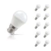 Crompton Golfball LED Light Bulb B22 5.5W (40W Eqv) Daylight 10-Pack Opal -Home Lighting Store sl5903 10 1 26240.1616605779