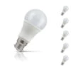 Crompton GLS LED Light Bulb B22 11W (75W Eqv) Warm White 5-Pack Opal -Home Lighting Store sl5922 5 84859.1667217577