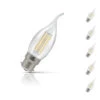 Crompton Candle LED Light Bulb Bent Tip B22 5W (40W Eqv) Warm White 5-Pack -Home Lighting Store sl5994 5 72312.1667217940