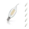 Crompton Candle LED Light Bulb Bent Tip B15 5W (40W Eqv) Warm White 5-Pack
