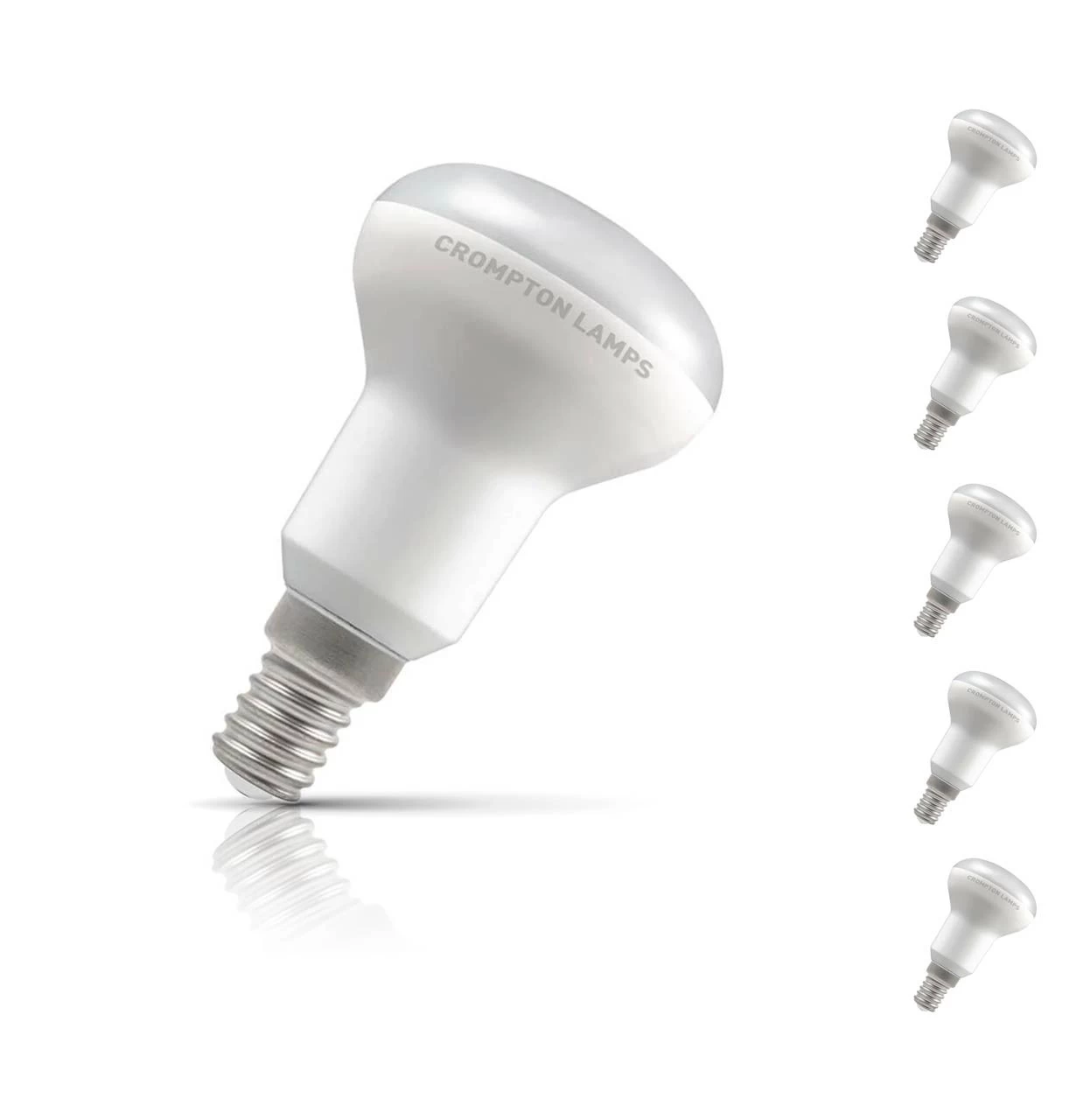 Crompton R50 Reflector LED Light Bulb E14 6W (40W Eqv) Warm White 5-Pack 3 Crompton R50 Reflector LED Light Bulb E14 6W (40W Eqv) Warm White 5-Pack