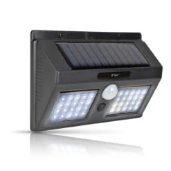 Lyyt LED Security Light 40 LED Solar IP44 Daylight Black