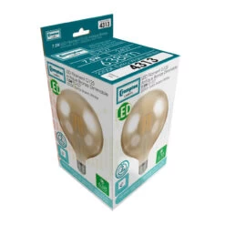 Crompton Globe LED Light Bulb G125 E27 7.5W (60W Eqv) Warm White 5-Pack Vintage -Home Lighting Store sl7255 crompton 5w es led filament dimmable g125 extra warm white packaging 02549.1603455044.1280.1280 98023.1666872469