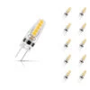 Crompton G4 Capsule LED Light Bulb 2W (10W Eqv) Cool White 10-Pack AC/DC Clear -Home Lighting Store slled g4 10 89097.1621350685