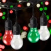 Christmas Festoon Light Premium 5m Connectible Outdoor White, Red And Green With 10x LED GLS -Home Lighting Store xmas 2 59648.1667313836