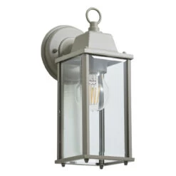 Zink CERES Outdoor Wall Lantern Dove Grey