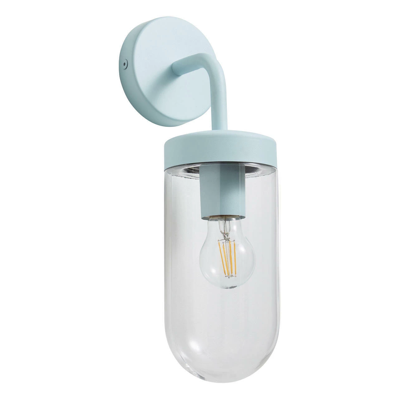 Zink KEW Outdoor Wall Lantern Pale Blue