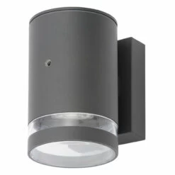 Zink LENS Outdoor Downlight With Dusk Til Dawn Sensor Anthracite