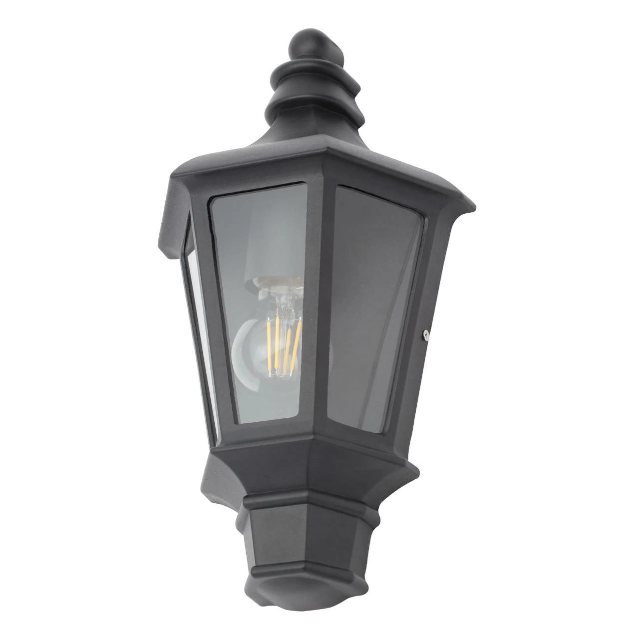 Zink PARESI Outdoor Half Lantern Black 4 Zink PARESI Outdoor Half Lantern Black - Image 2