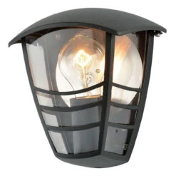Zink PERDITA Outdoor Half Lantern Black