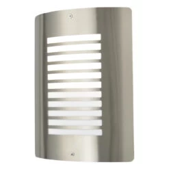 Zink SIGMA Outdoor Slatted Wall Lantern Stainless Steel