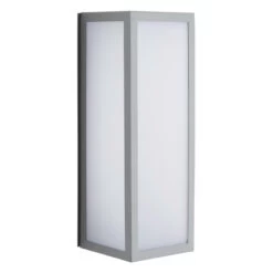 Zink THETIS 13.5W LED Outdoor Box Lantern Stainless Steel